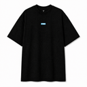 VYBEE Heavy Soft Double Tee BLACK — BOX 8'