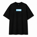 VYBEE Heavy Soft Double Tee BLACK — BOX 13'