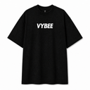 VYBEE Heavy Soft Double Tee BLACK — BOX 13'