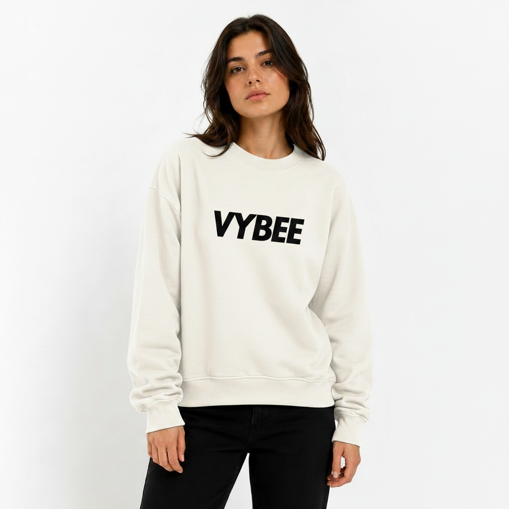 VYBEE Heavy Crewneck Sweatshirt  OFF-WHITE — Urban Core 2 Cabos