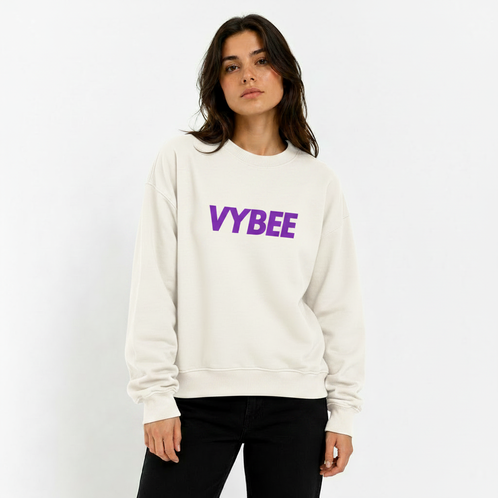 VYBEE Heavy Crewneck Sweatshirt  OFF-WHITE — Urban Core 2 Cabos