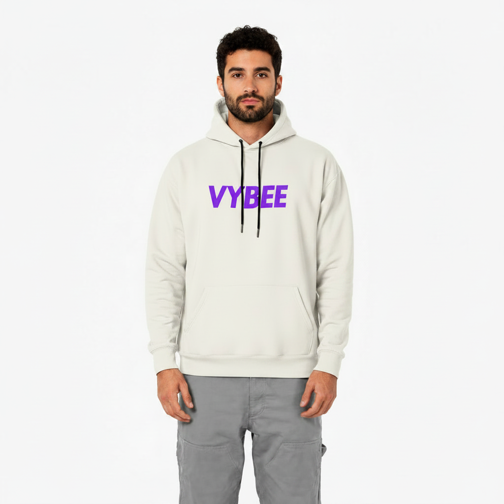 VYBEE Heavy Moletom Canguru OFF-WHITE -  25'