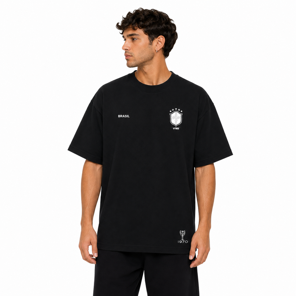 VYBEE RAÍZES DO HEXA 70 OVERSIZED PRETO