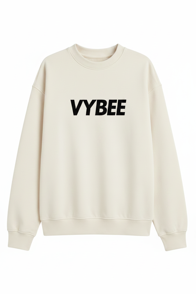 VYBEE Heavy Crewneck Sweatshirt  OFF-WHITE — Urban Core 2 Cabos