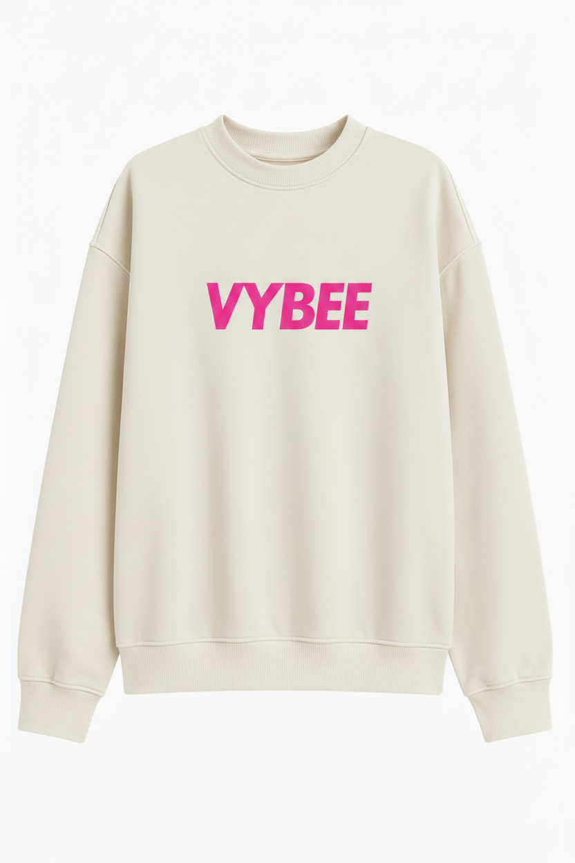 VYBEE Heavy Crewneck Sweatshirt  OFF-WHITE — Urban Core 2 Cabos
