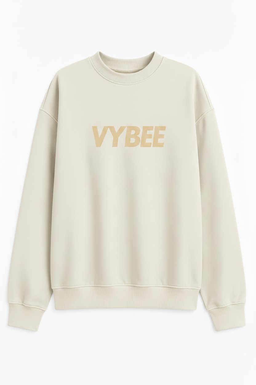 VYBEE Heavy Crewneck Sweatshirt  OFF-WHITE — Urban Core 2 Cabos