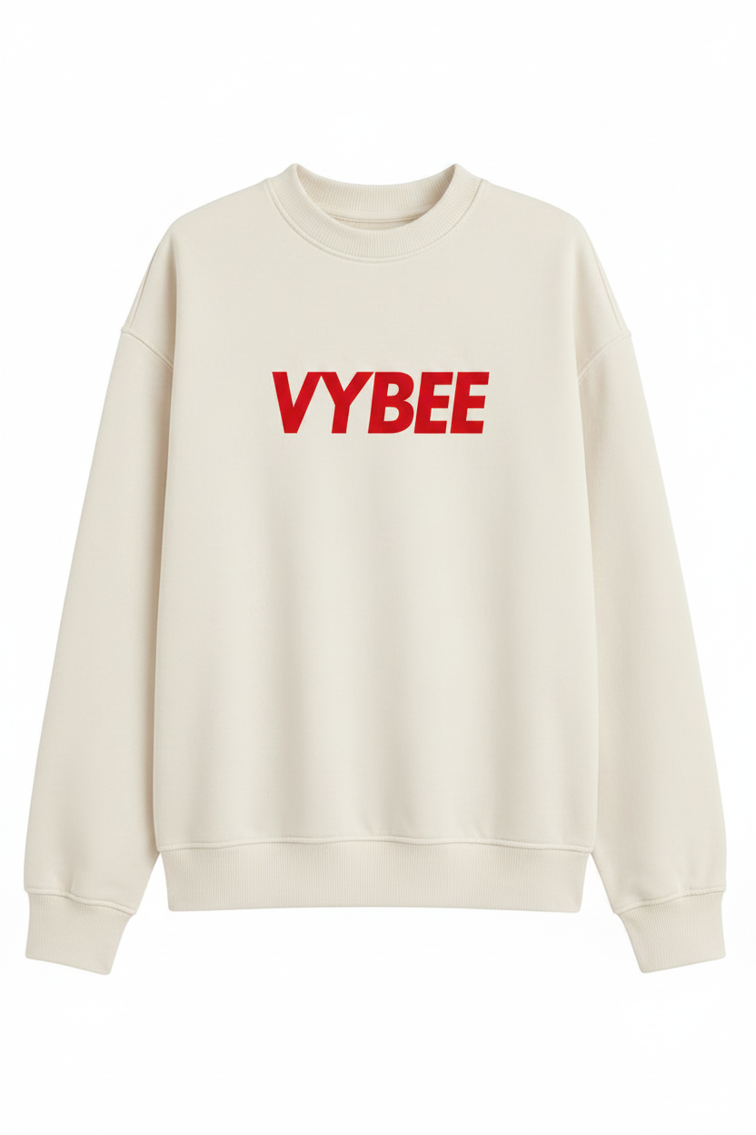 VYBEE Heavy Crewneck Sweatshirt  OFF-WHITE — Urban Core 2 Cabos