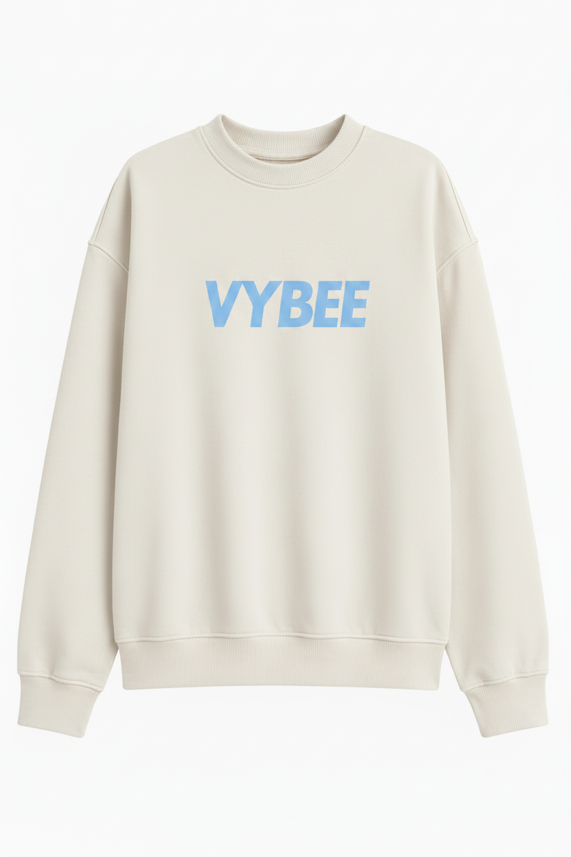 VYBEE Heavy Crewneck Sweatshirt  OFF-WHITE — Urban Core 2 Cabos