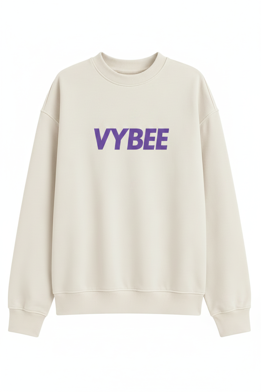 VYBEE Heavy Crewneck Sweatshirt  OFF-WHITE — Urban Core 2 Cabos