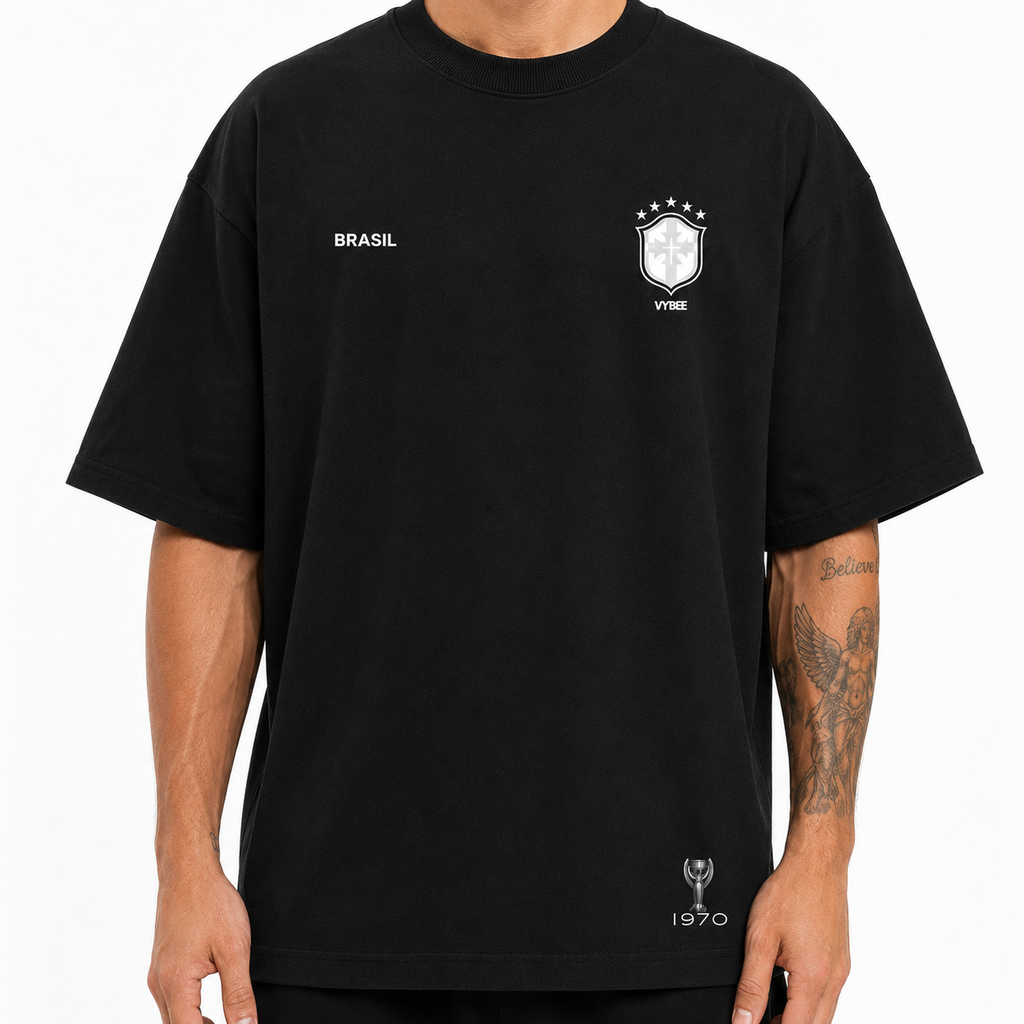 VYBEE RAÍZES DO HEXA 70 OVERSIZED PRETO