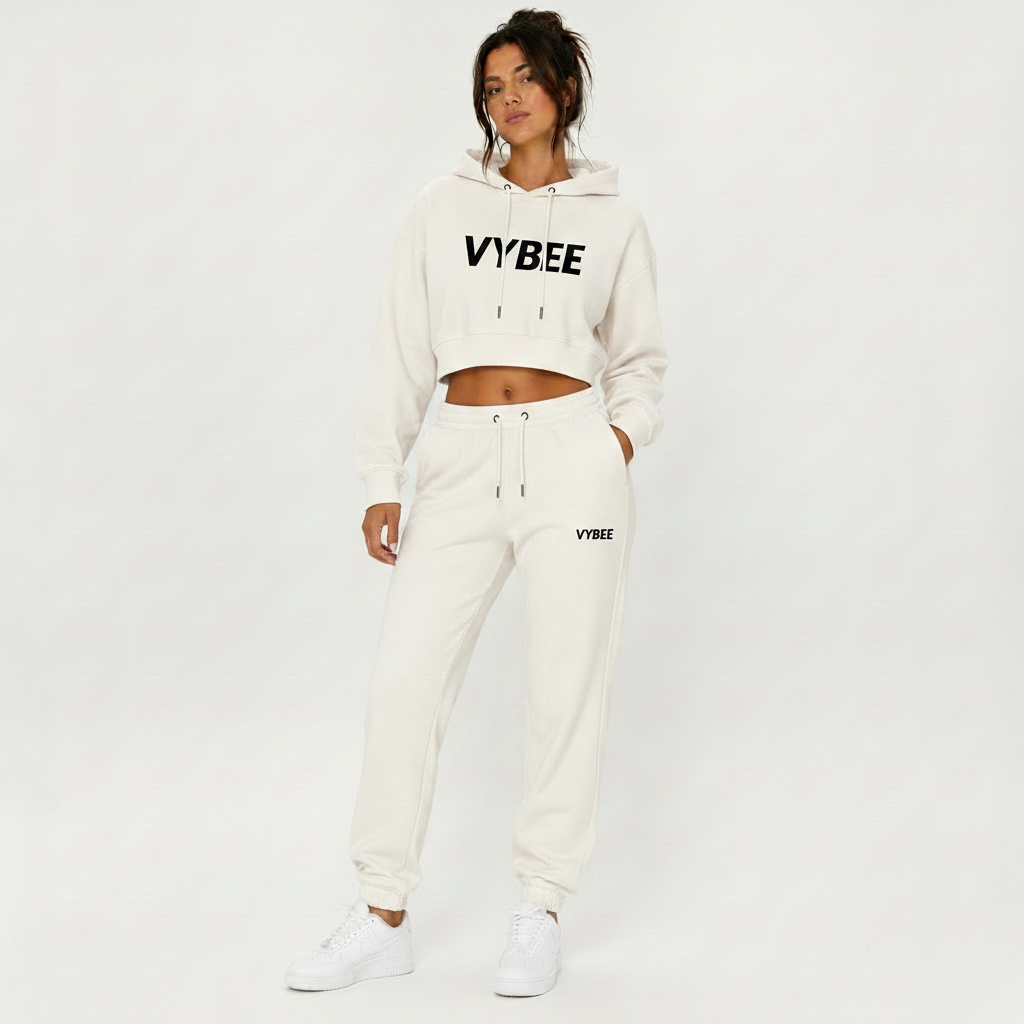 VYBEE Heavy Sweat Pants — Urban Essential 2 Cabos Feminino Off-White