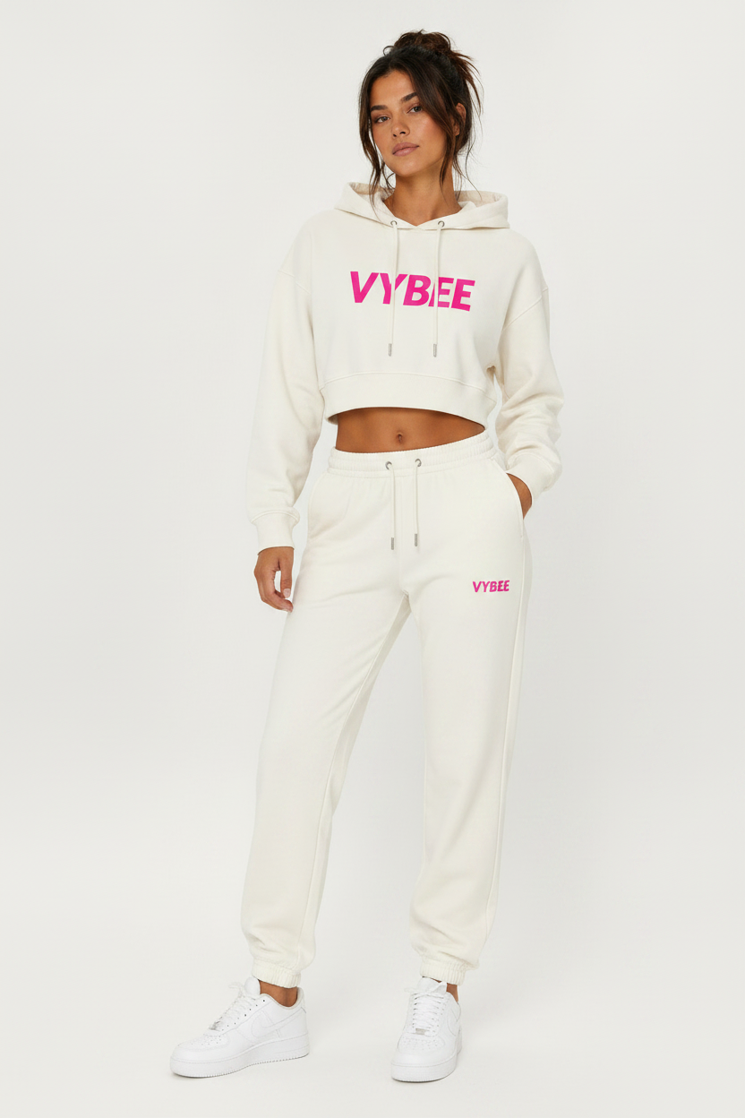 VYBEE Heavy Sweat Pants — Urban Essential 2 Cabos Feminino Off-White