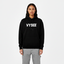 VYBEE Heavy Moletom Canguru BLACK -  25' Feminino