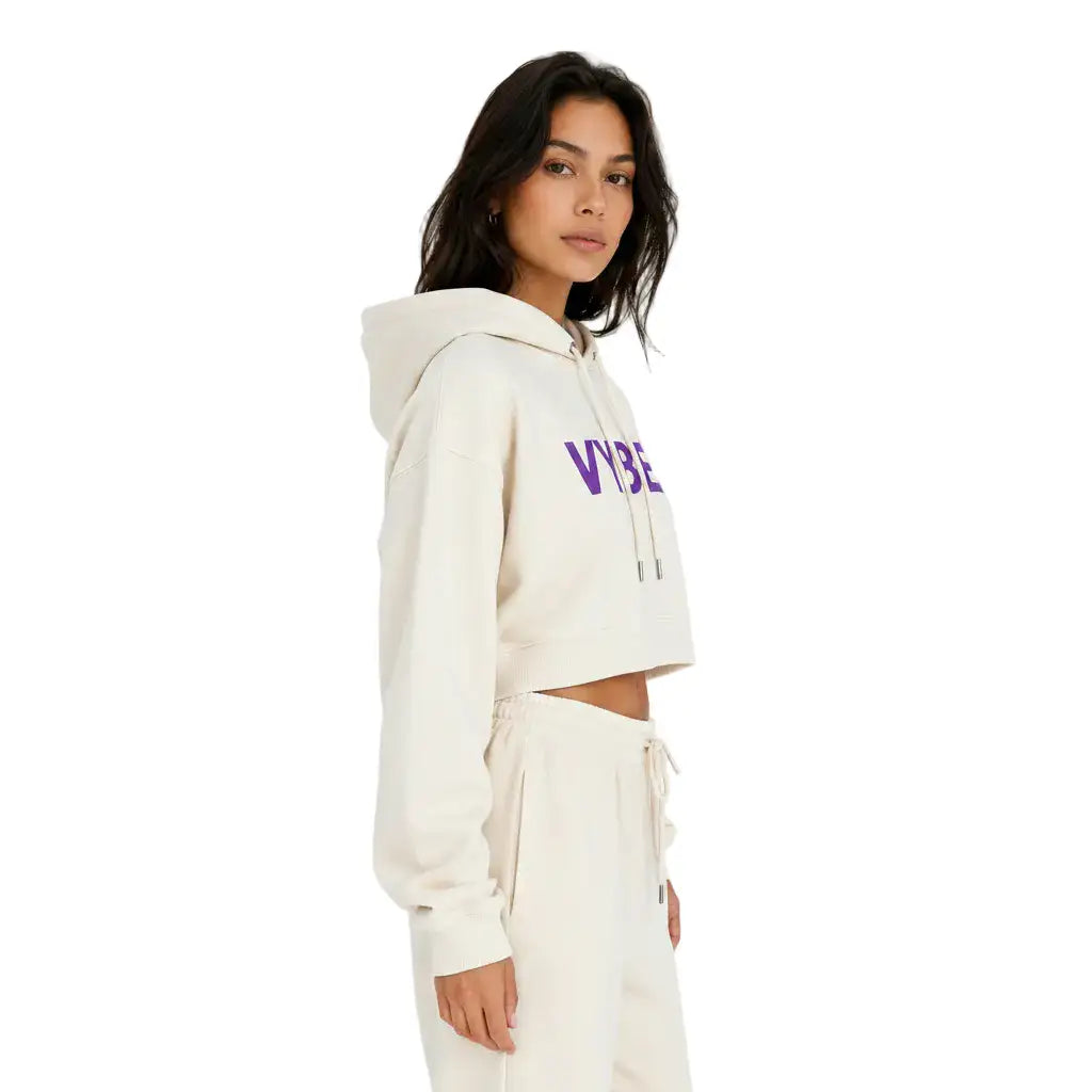 VYBEE Heavy Moletom Cropped Off-White — Urban Essential 2 Cabos