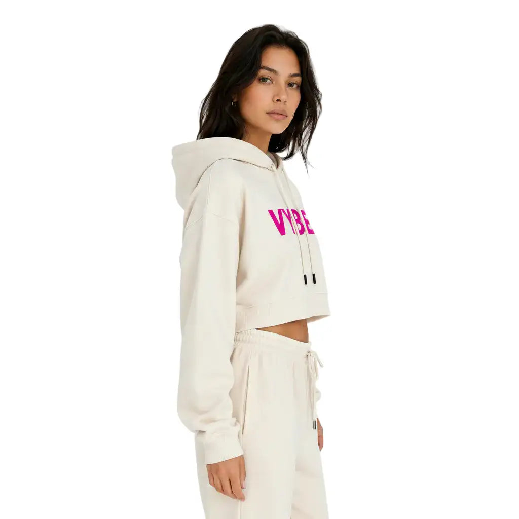 VYBEE Heavy Moletom Cropped Off-White — Urban Essential 2 Cabos