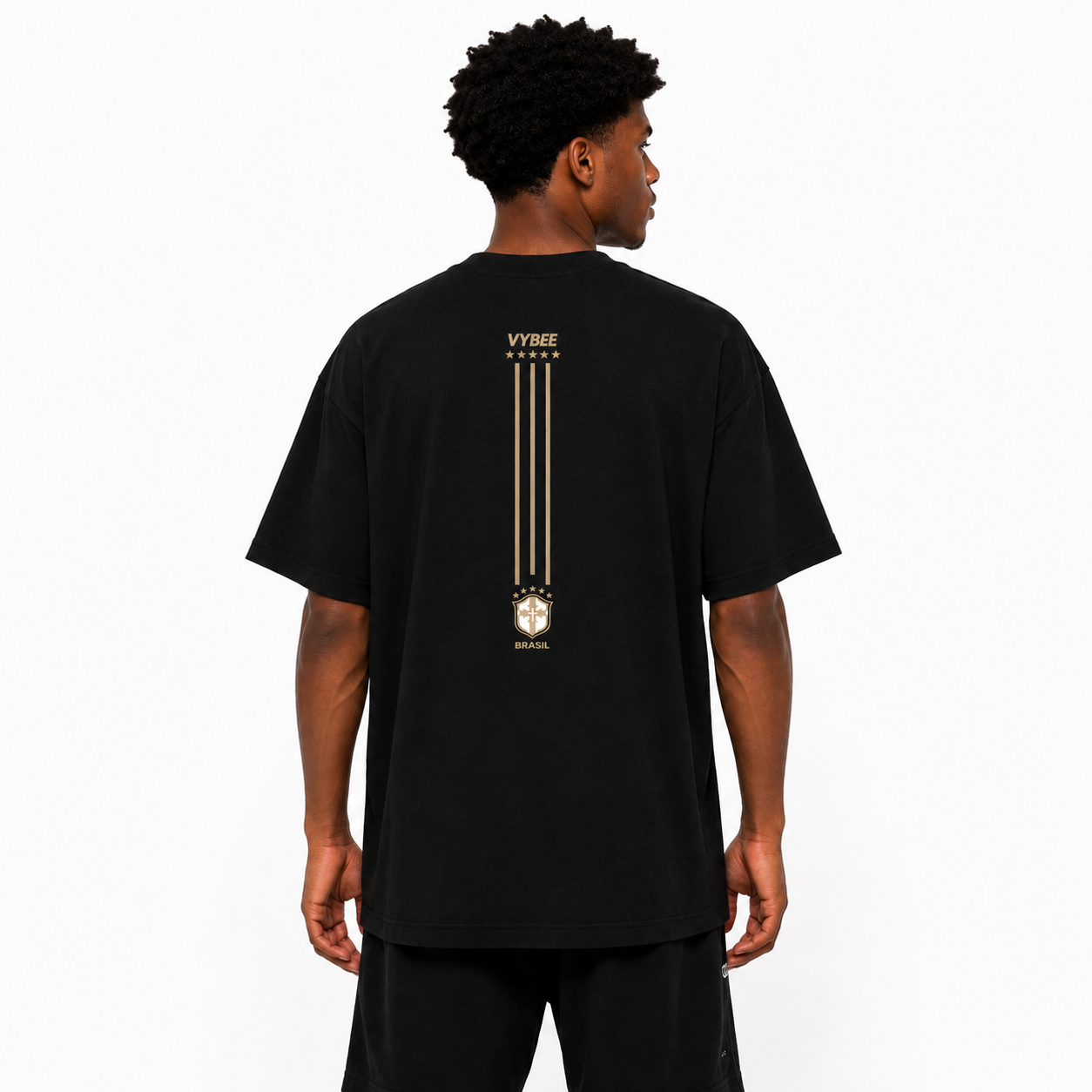 VYBEE RAÍZES DO HEXA 70 OVERSIZED PRETO