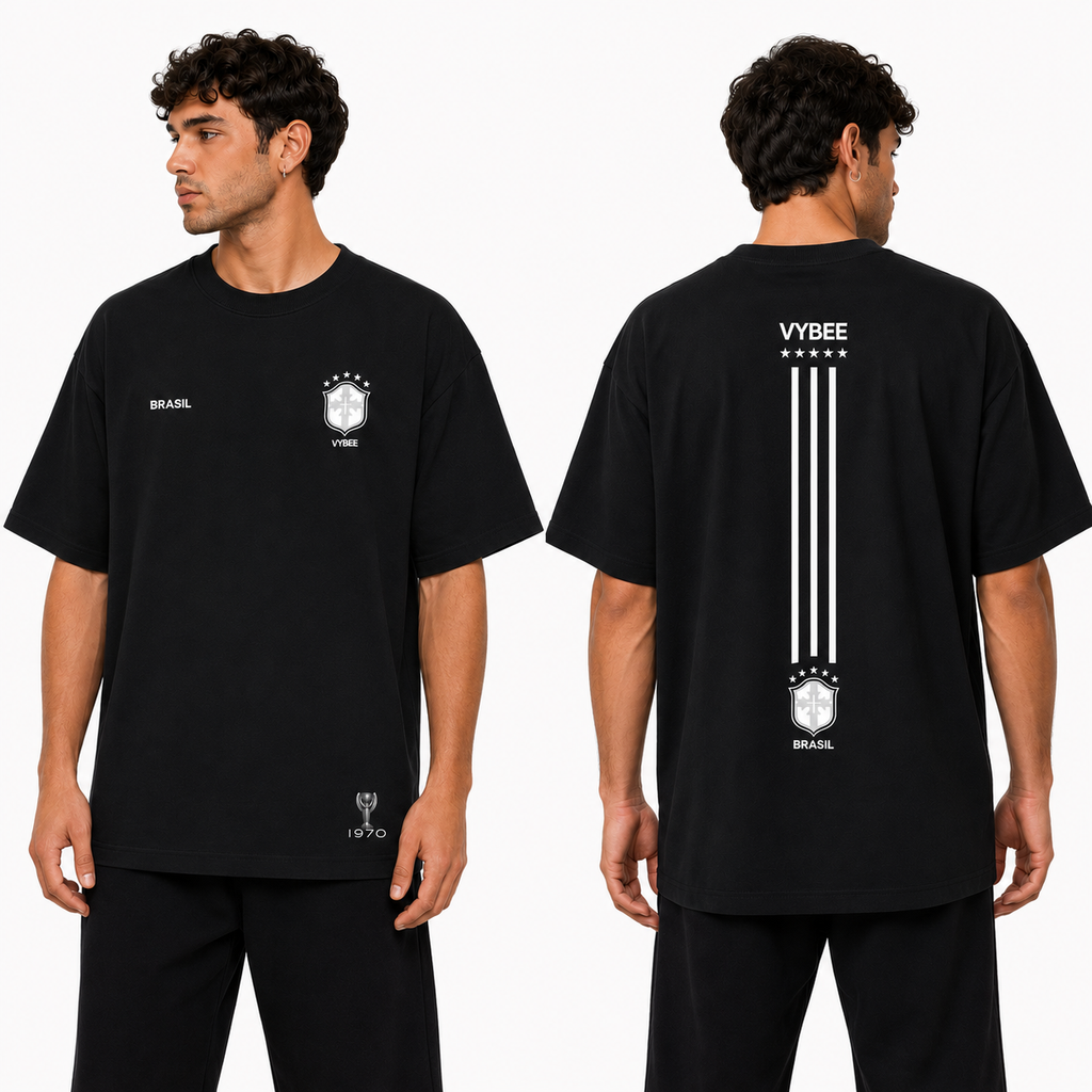VYBEE RAÍZES DO HEXA 70 OVERSIZED PRETO