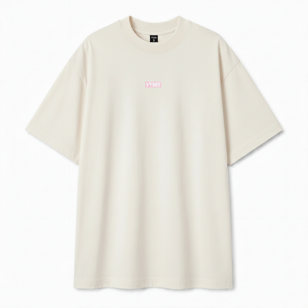 VYBEE Heavy Soft Double Tee OFF-WHITE — BOX 8'