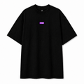 VYBEE Heavy Soft Double Tee BLACK — BOX 8'