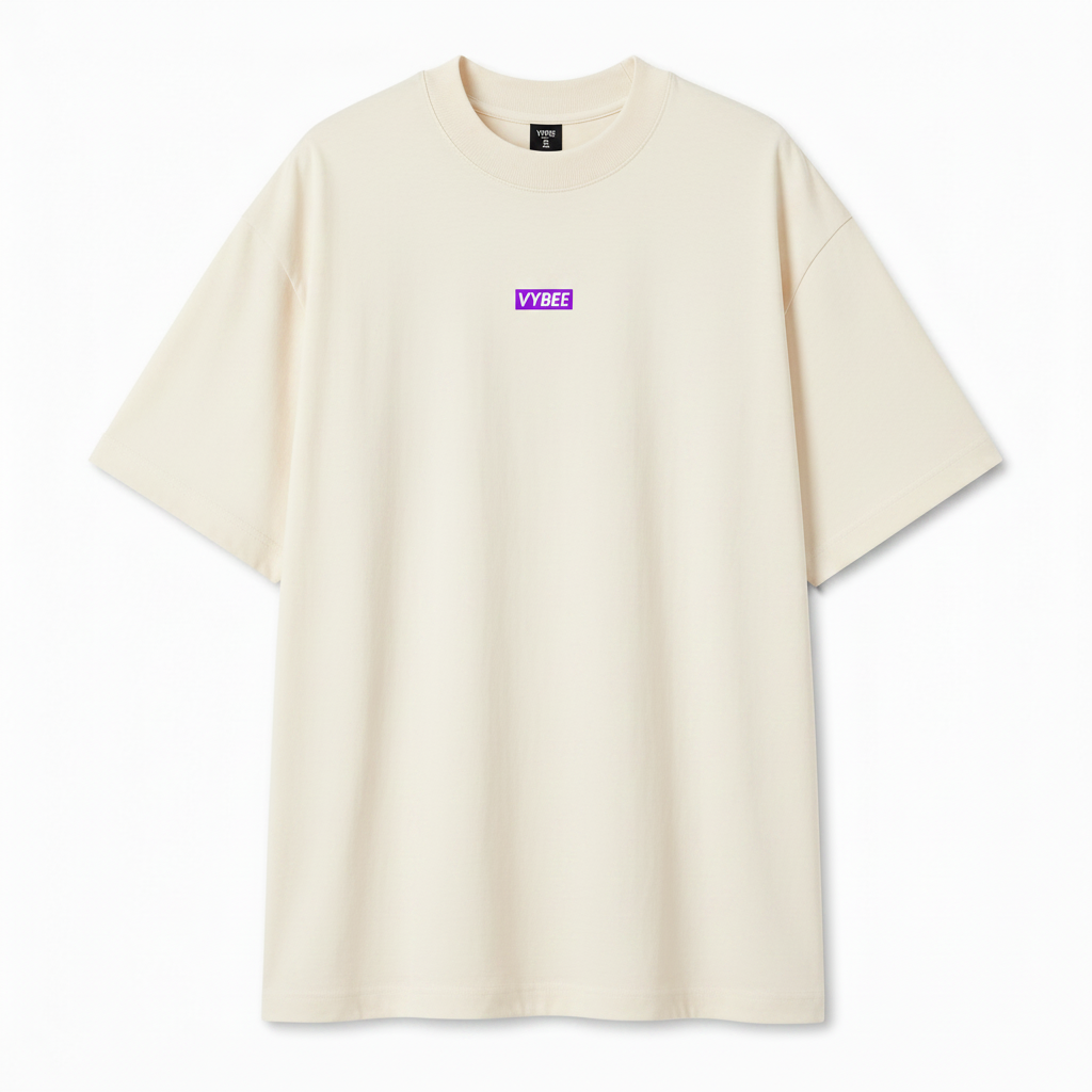 VYBEE Heavy Soft Double Tee OFF-WHITE — BOX 8'