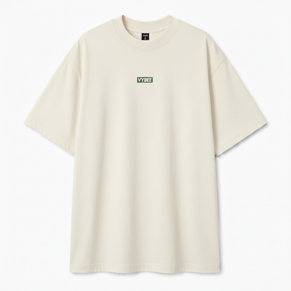 VYBEE Heavy Soft Double Tee OFF-WHITE — BOX 8'