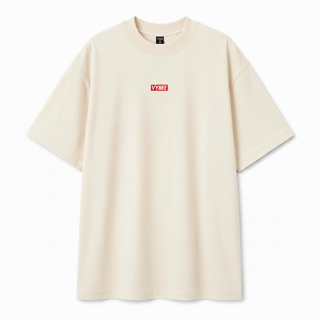 VYBEE Heavy Soft Double Tee OFF-WHITE — BOX 8'