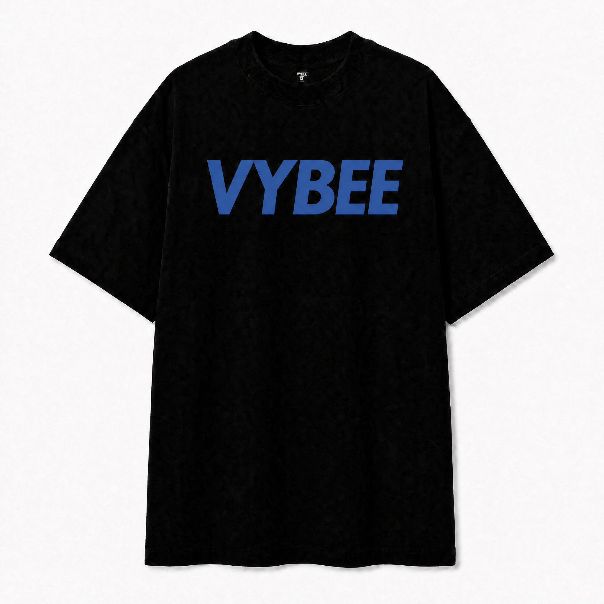 VYBEE Heavy Soft Double Tee BLACK — NO BOX 25'