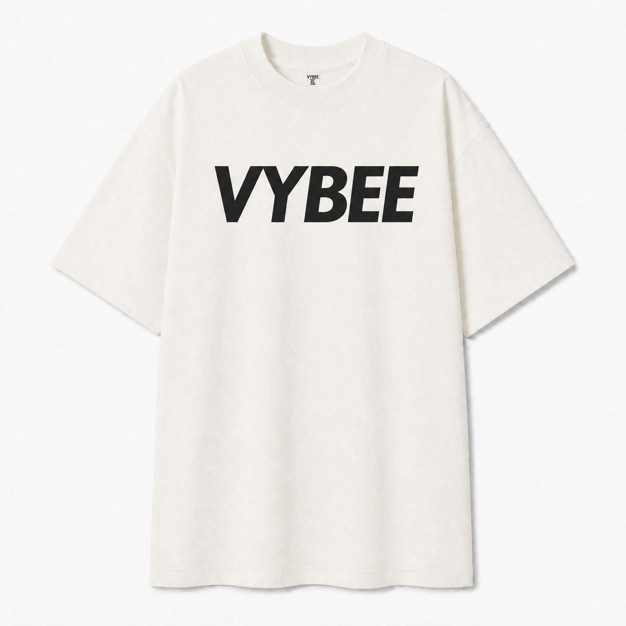VYBEE Heavy Soft Double Tee OFF-WHITE — NO BOX 25'