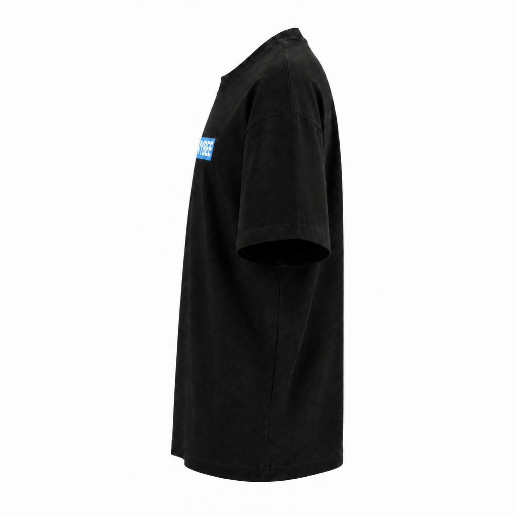 VYBEE Heavy Soft Double Tee BLACK — BOX 13'