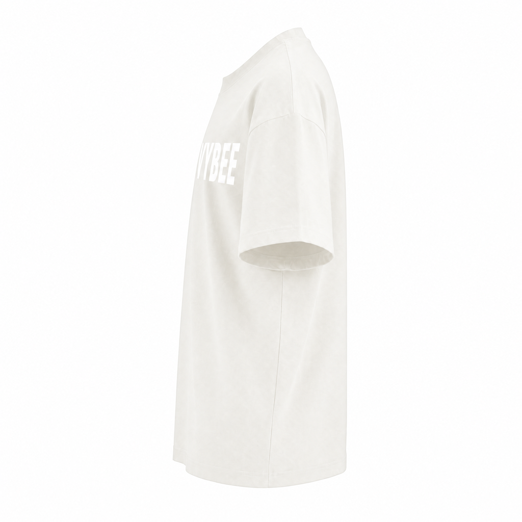 VYBEE Heavy Soft Double Tee OFF-WHITE — NO BOX 25'