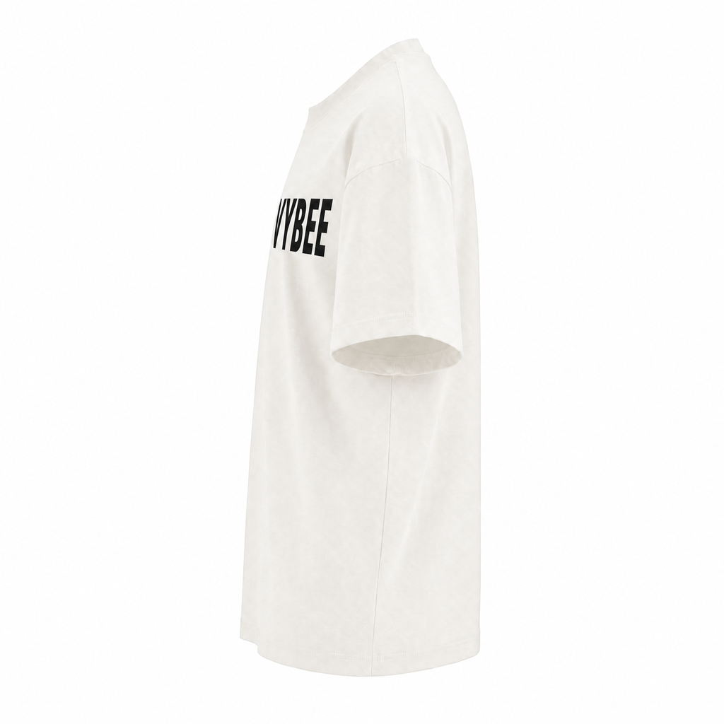 VYBEE Heavy Soft Double Tee OFF-WHITE — NO BOX 25'