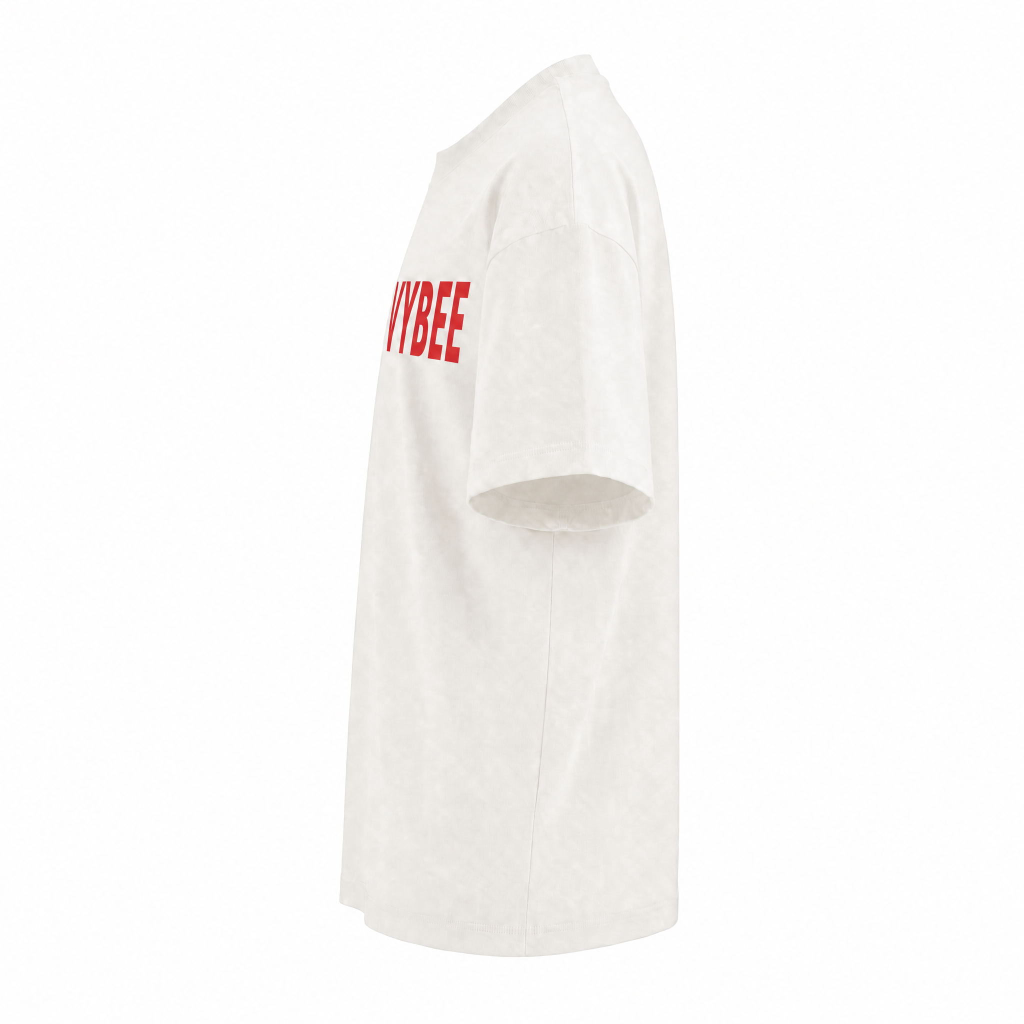VYBEE Heavy Soft Double Tee OFF-WHITE — NO BOX 25'