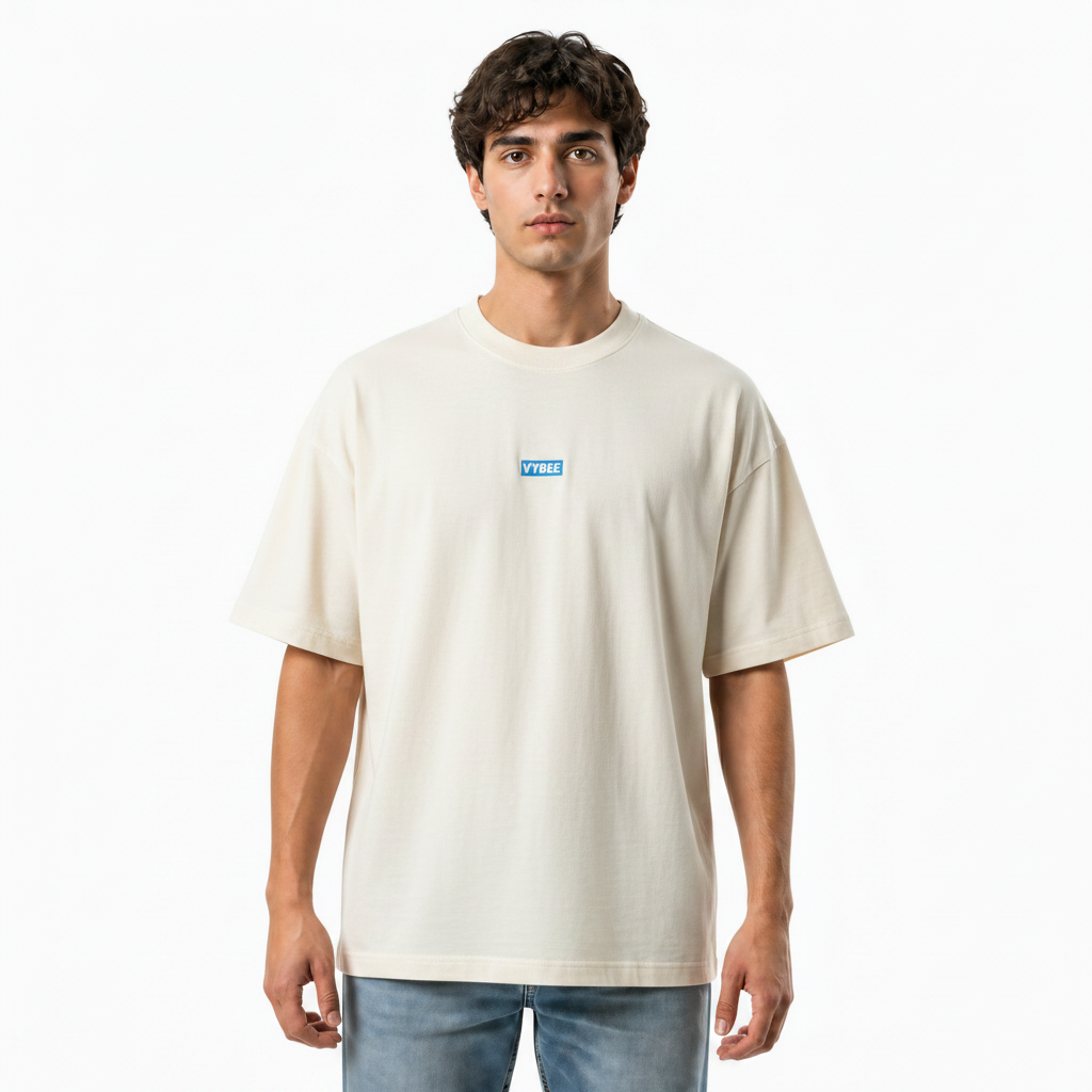 VYBEE Heavy Soft Double Tee OFF-WHITE — BOX 8'