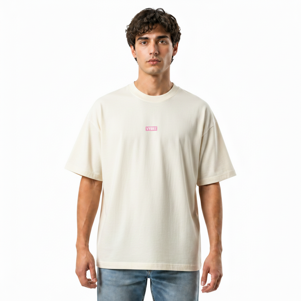 VYBEE Heavy Soft Double Tee OFF-WHITE — BOX 8'