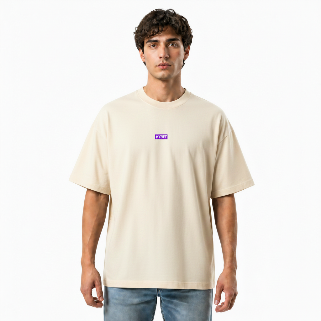VYBEE Heavy Soft Double Tee OFF-WHITE — BOX 8'