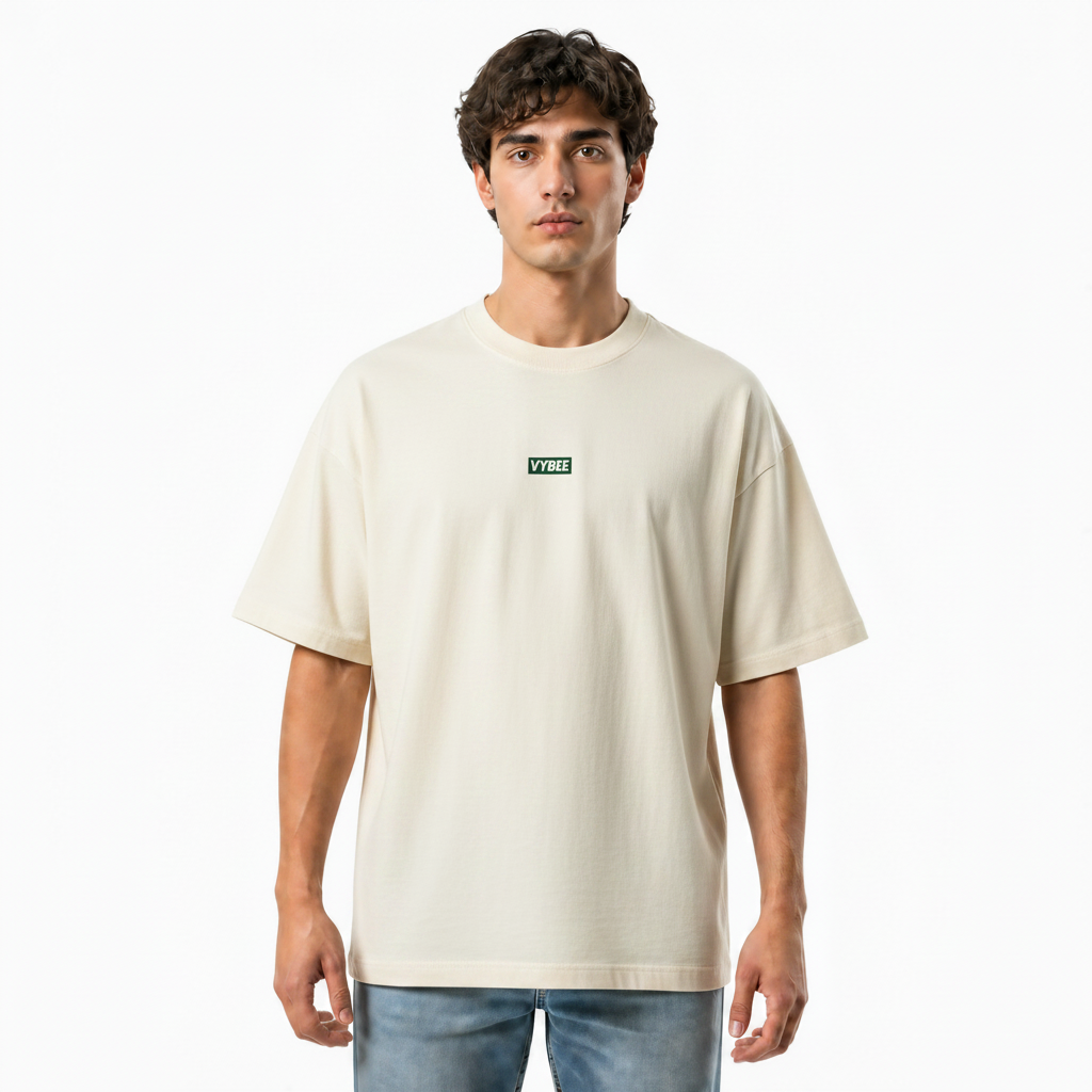VYBEE Heavy Soft Double Tee OFF-WHITE — BOX 8'
