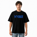 VYBEE Heavy Soft Double Tee BLACK — NO BOX 25'
