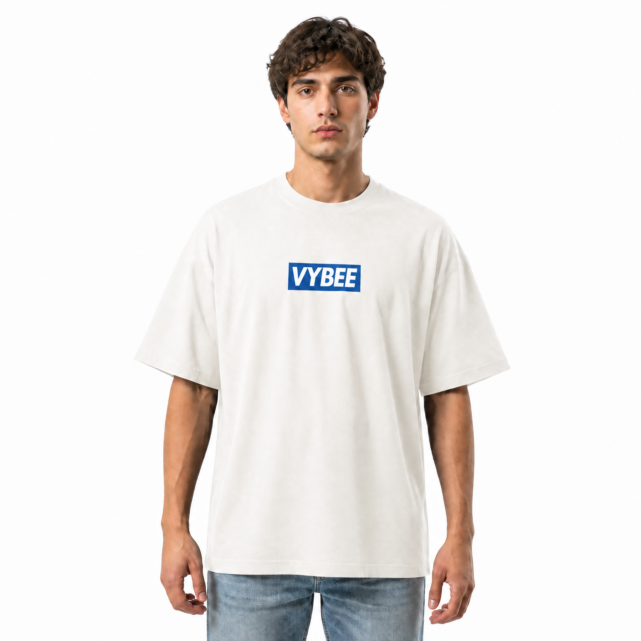 VYBEE Heavy Soft Double Tee OFF-WHITE — BOX 13'