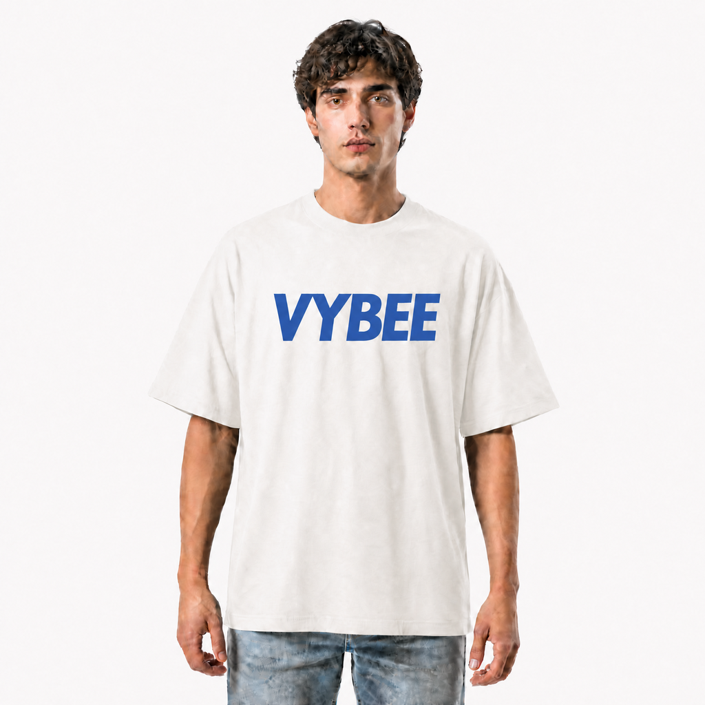 VYBEE Heavy Soft Double Tee OFF-WHITE — NO BOX 25'
