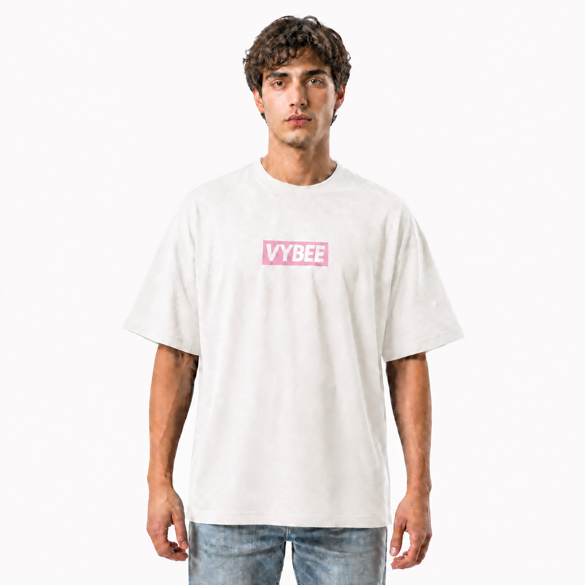 VYBEE Heavy Soft Double Tee OFF-WHITE — BOX 13'
