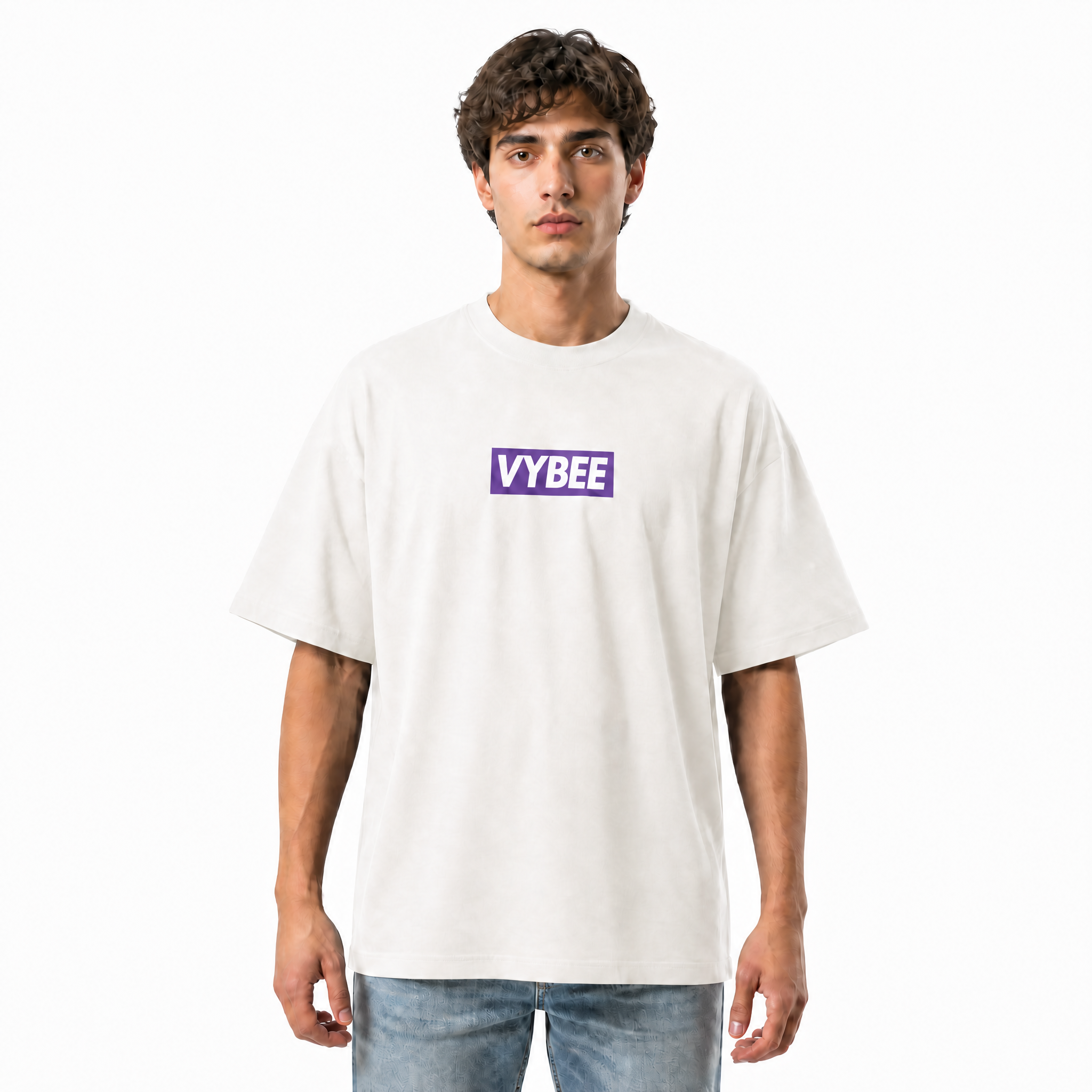 VYBEE Heavy Soft Double Tee OFF-WHITE — BOX 13'