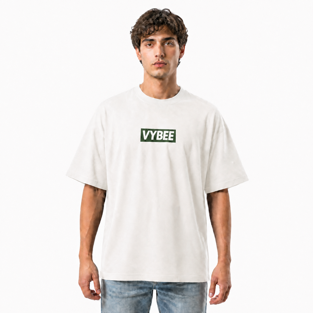 VYBEE Heavy Soft Double Tee OFF-WHITE — BOX 13'