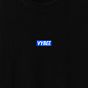 VYBEE Heavy Soft Double Tee BLACK — BOX 8'