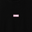 VYBEE Heavy Soft Double Tee BLACK — BOX 8'
