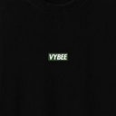 VYBEE Heavy Soft Double Tee BLACK — BOX 8'