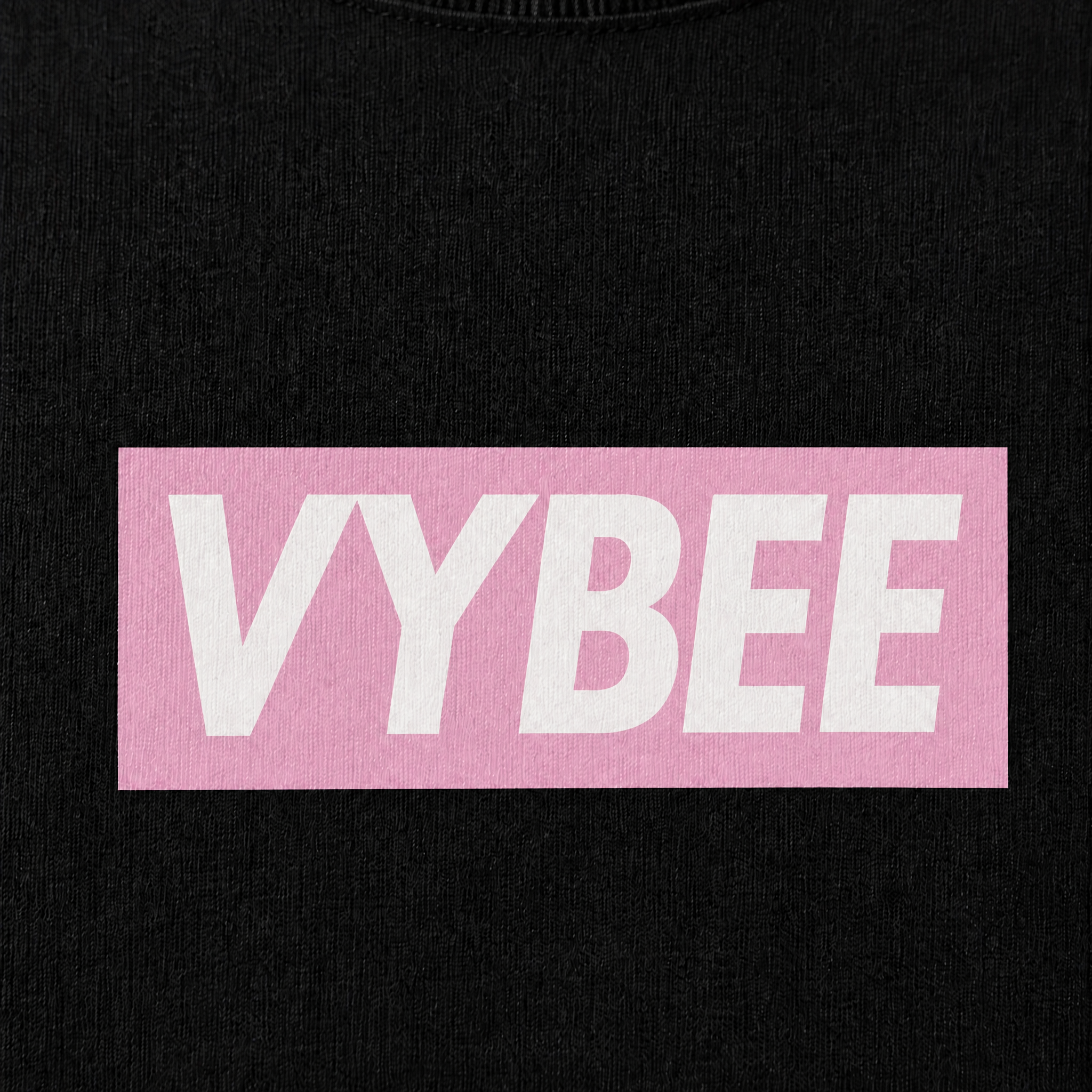 VYBEE Heavy Soft Double Tee BLACK — BOX 13'