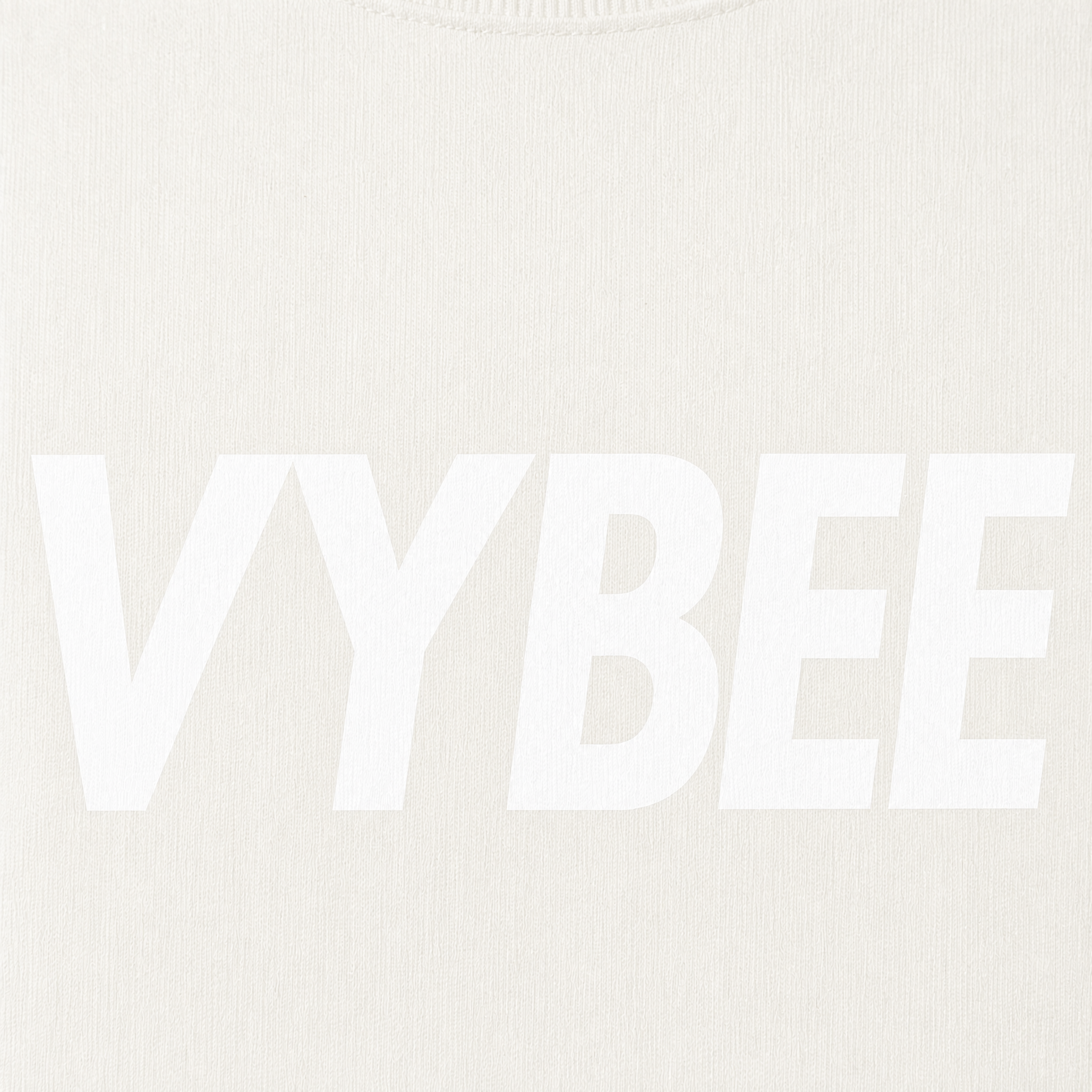 VYBEE Heavy Soft Double Tee OFF-WHITE — NO BOX 25'