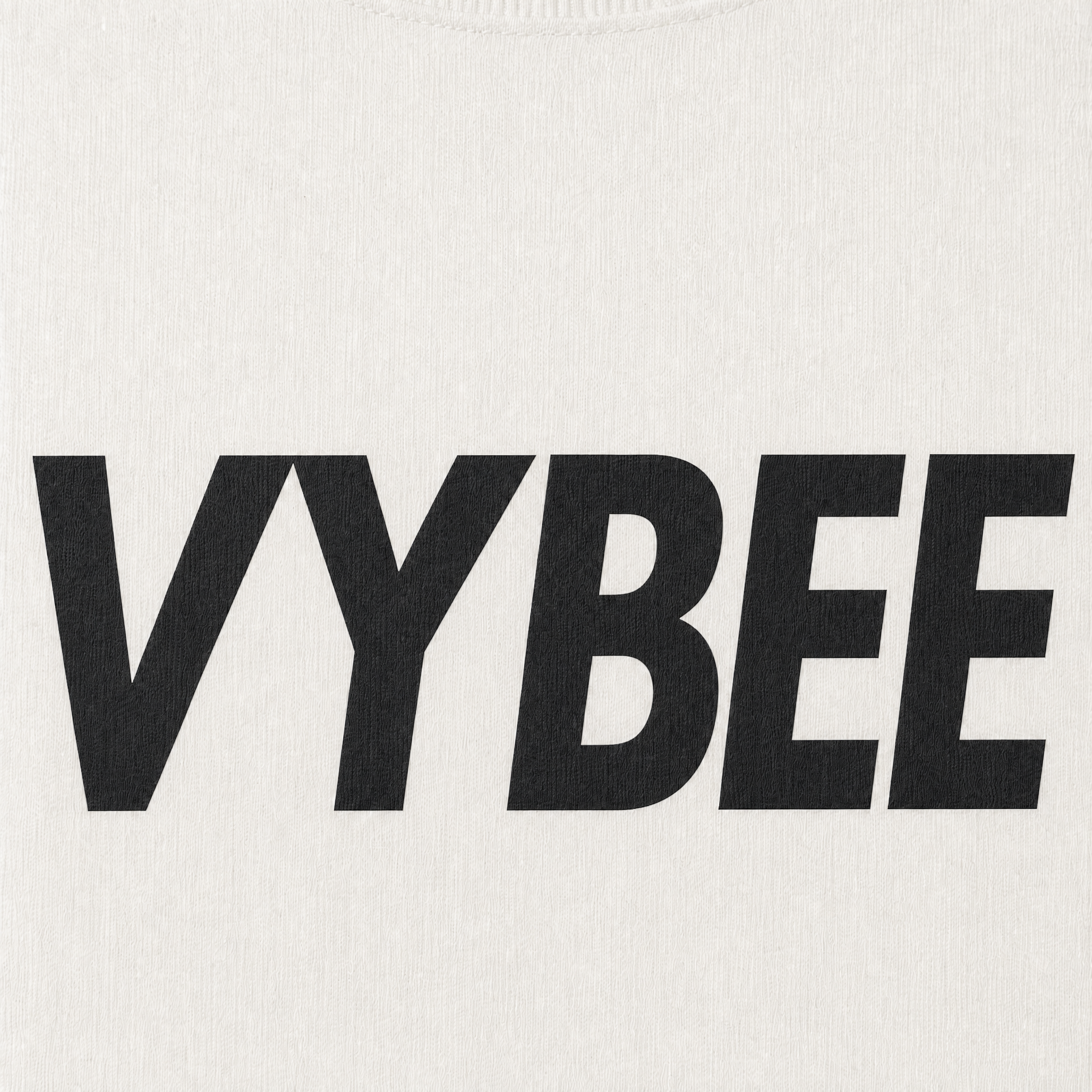 VYBEE Heavy Soft Double Tee OFF-WHITE — NO BOX 25'