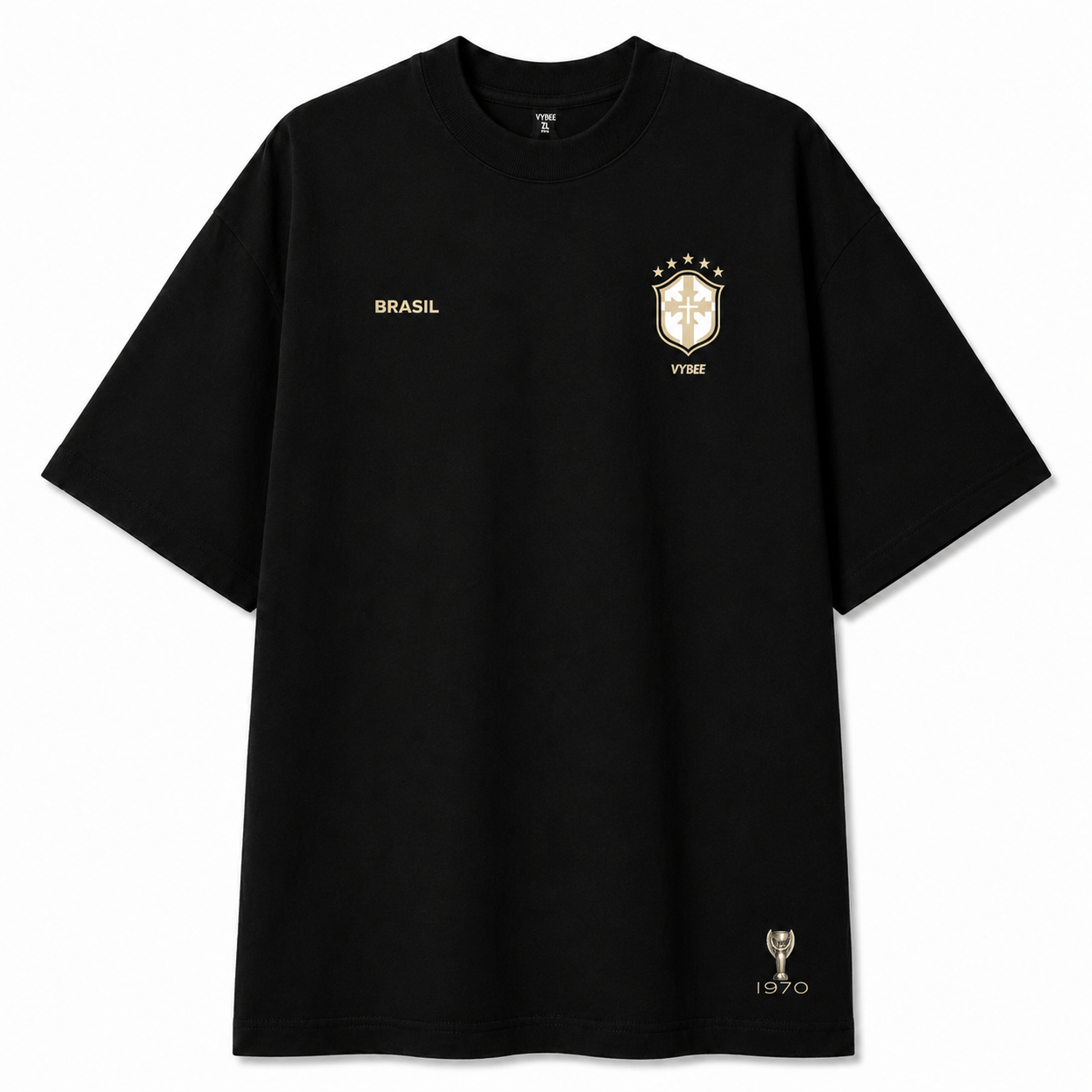 VYBEE RAÍZES DO HEXA 70 OVERSIZED PRETO