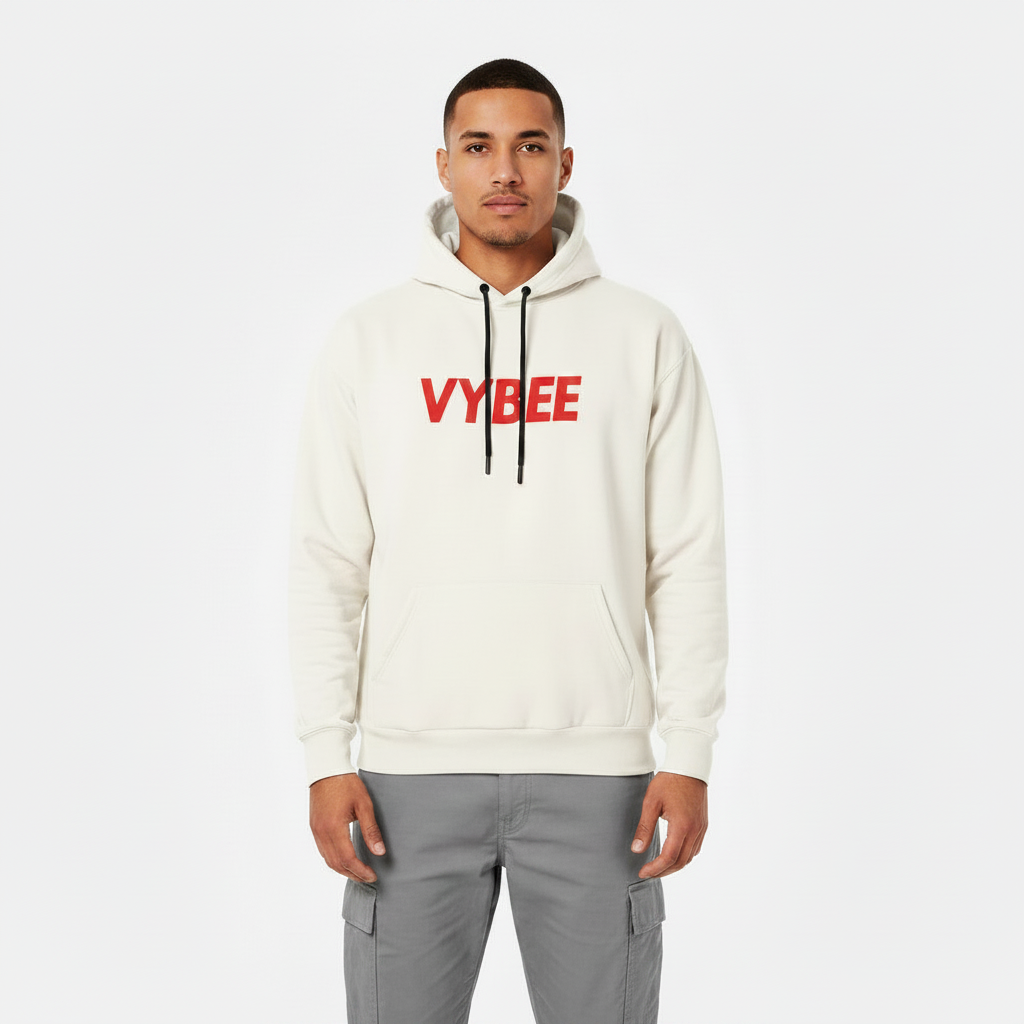 VYBEE Heavy Moletom Canguru OFF-WHITE -  25'